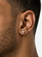 Stud Earrings, 14K Gold Plated, All Sizes - view 8