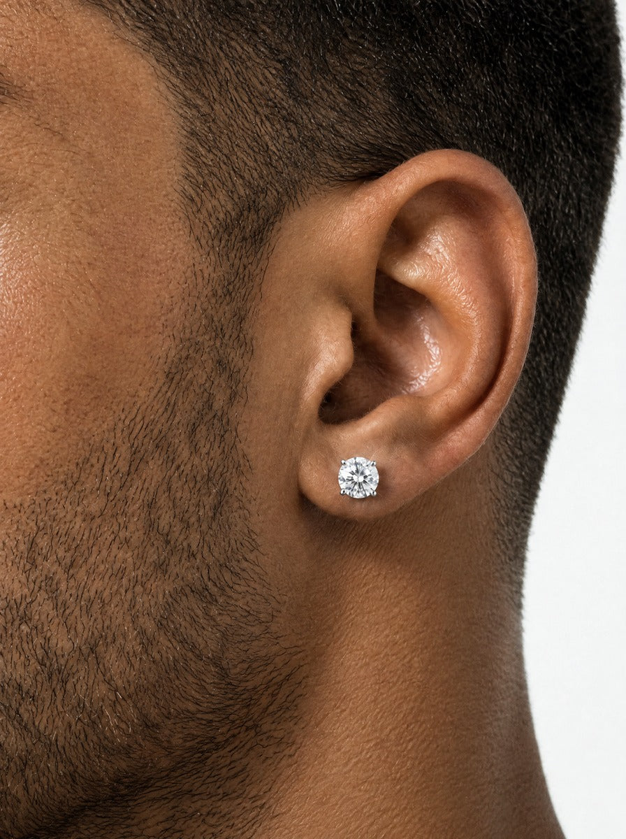 Stud Earrings, 14K Gold Plated, All Sizes - view 9