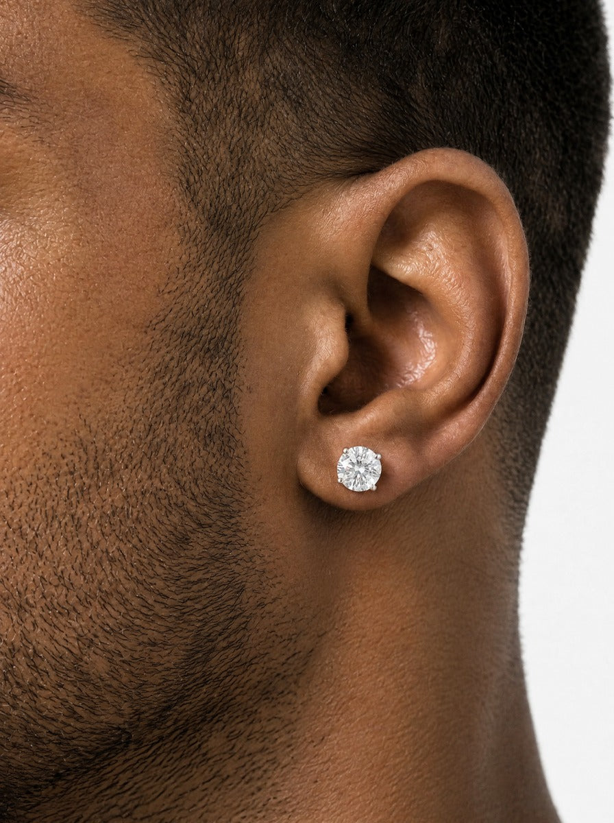 Stud Earrings, 14K Gold Plated, All Sizes - view 10