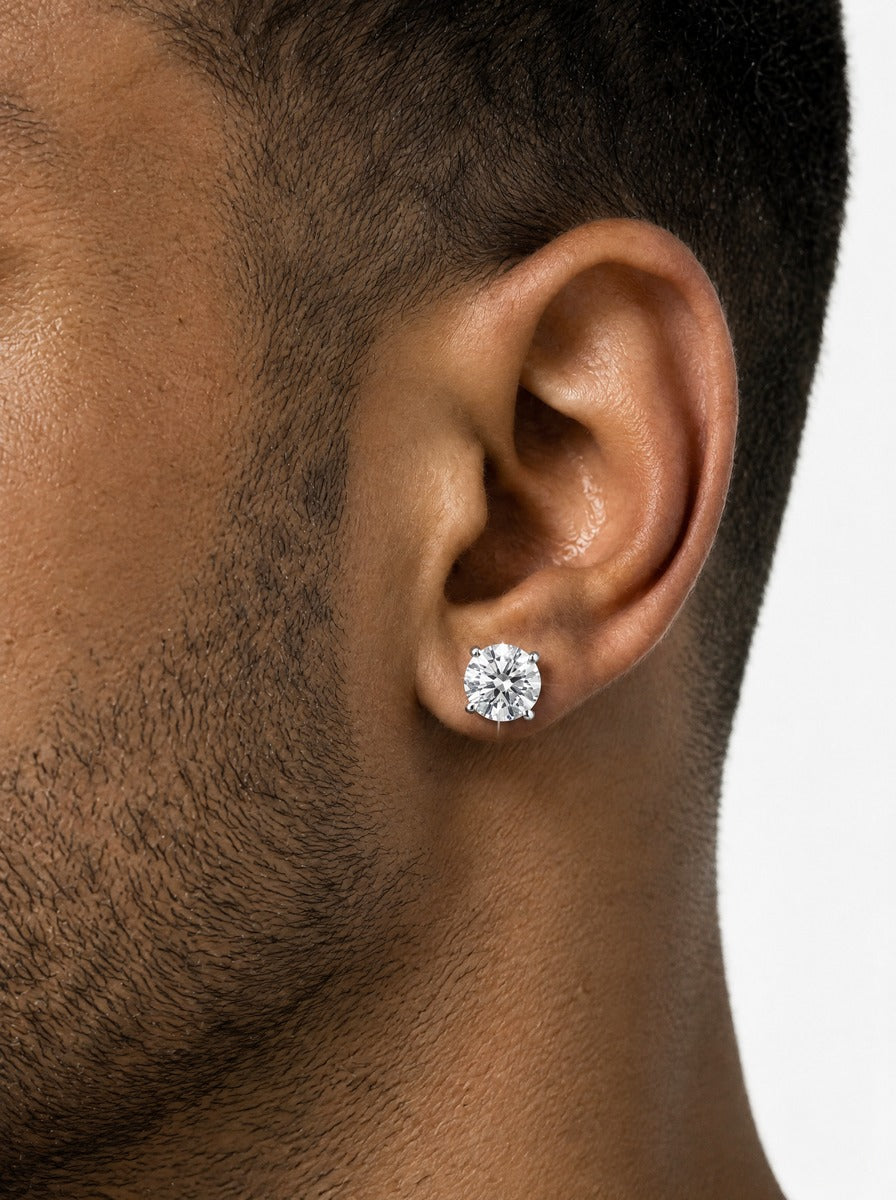 Stud Earrings, 14K Gold Plated, All Sizes - view 11