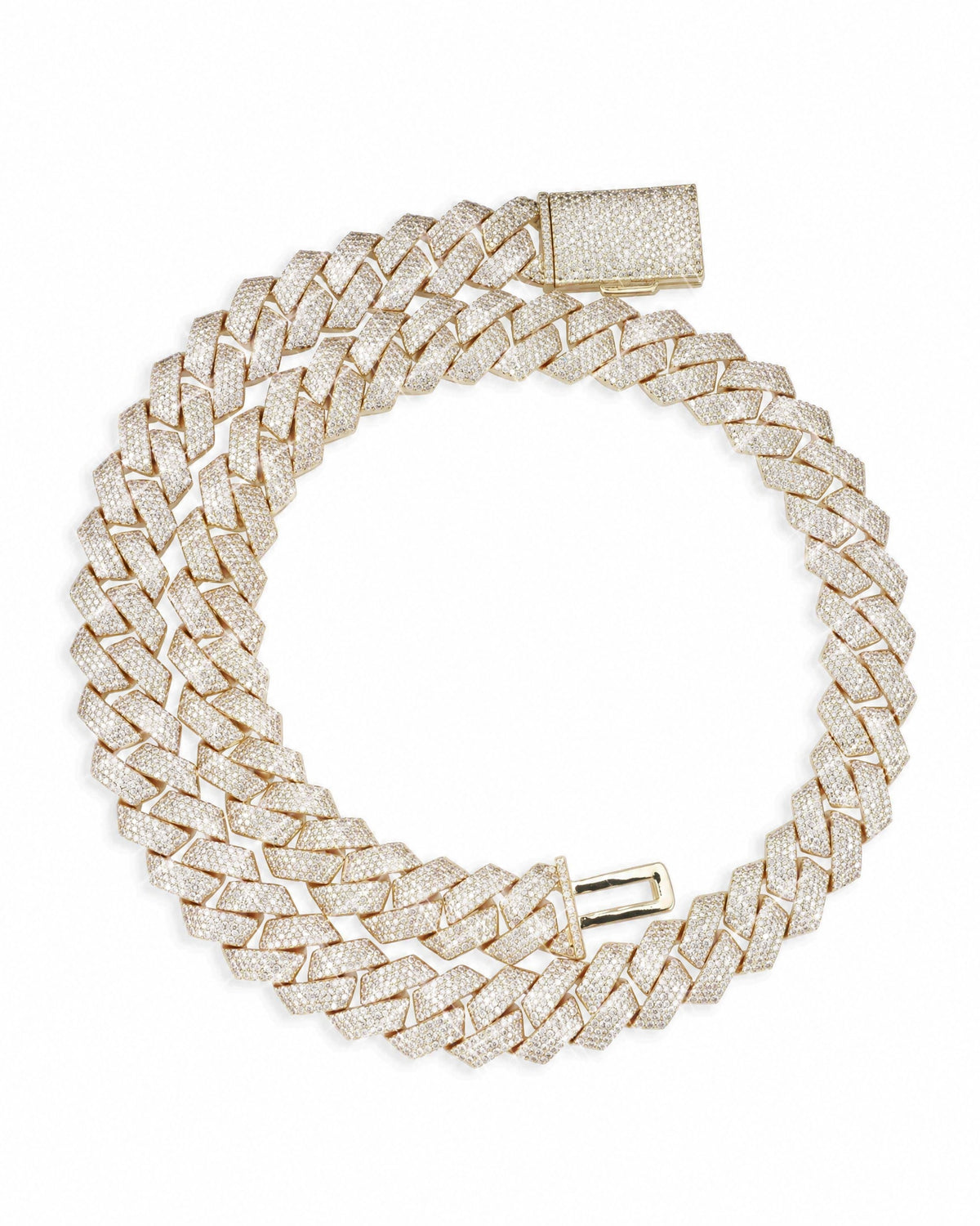 Cuban Link Chain, 14K Gold Plated, All Sizes - view 13