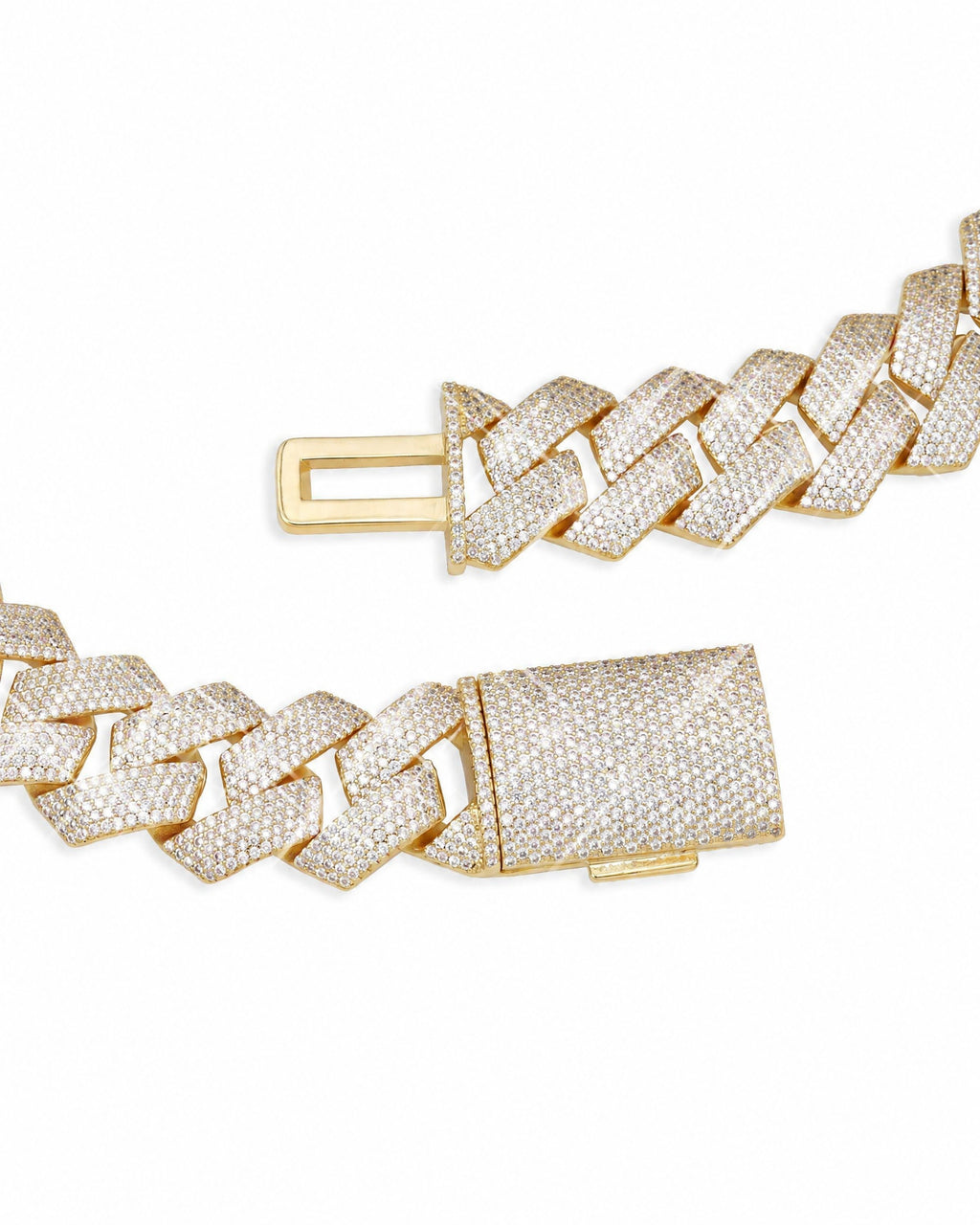 Cuban Link Chain, 14K Gold Plated, All Sizes - view 16