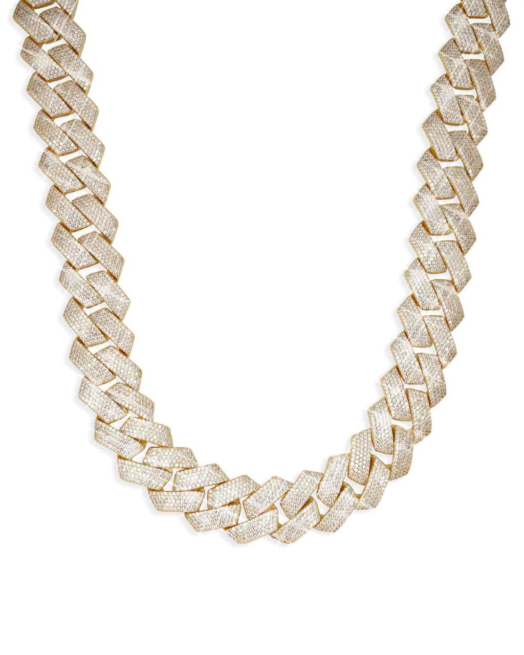 Cuban Link Chain, 14K Gold Plated, All Sizes - view 18
