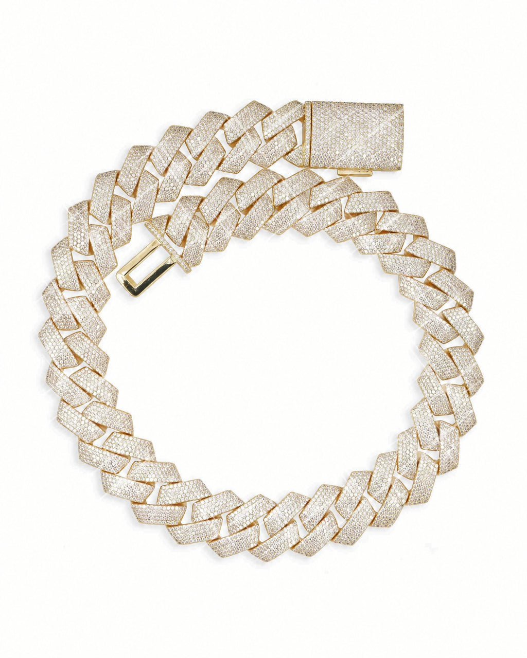 Cuban Link Chain, 14K Gold Plated, All Sizes - view 19