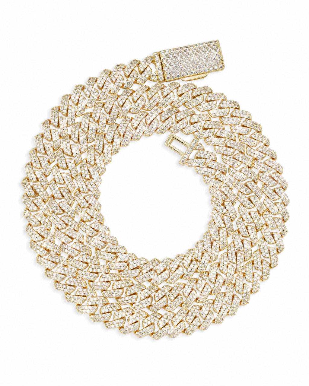 Cuban Link Chain, 14K Gold Plated, All Sizes - view 25