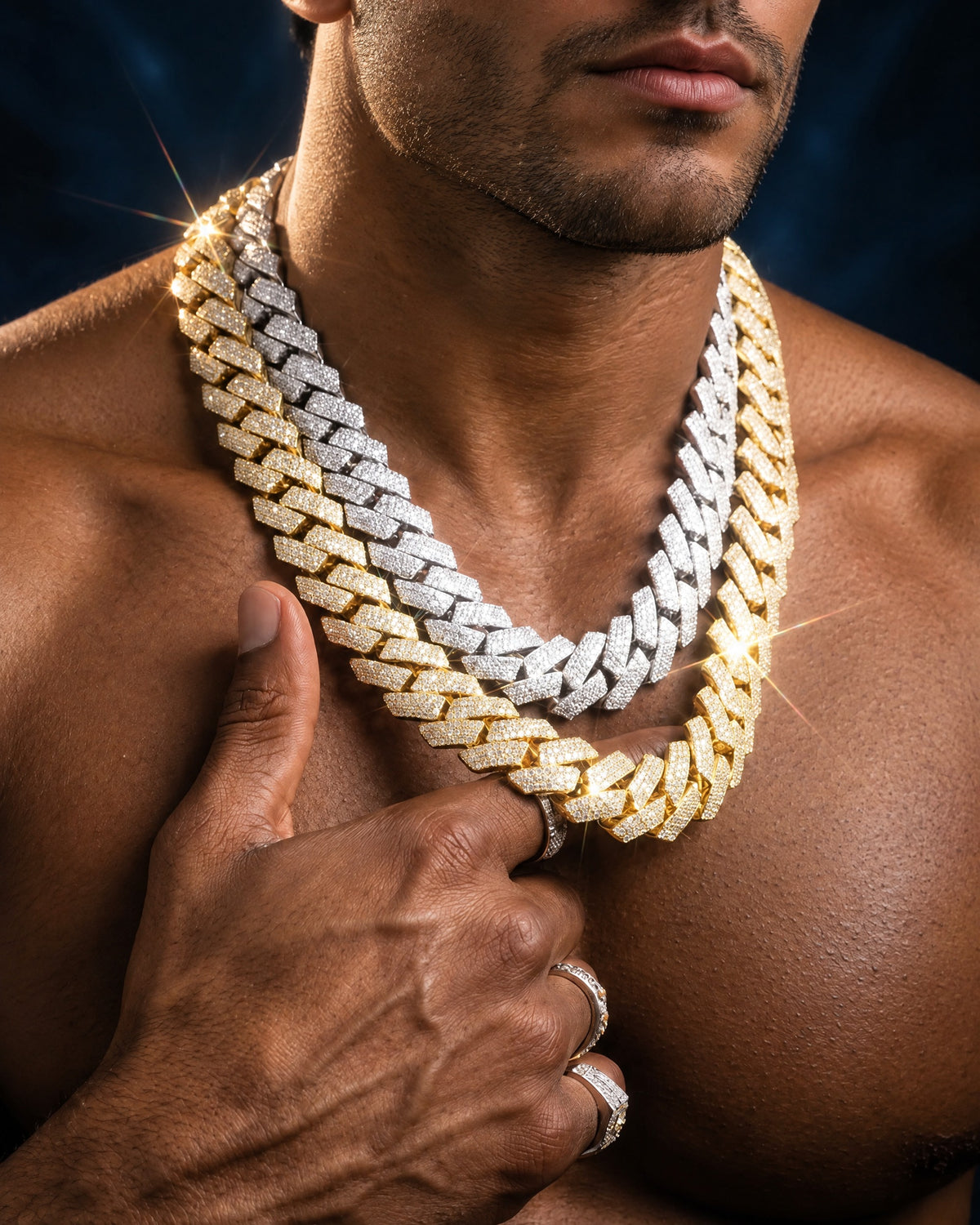 Cuban Link Chain, 14K Gold Plated, All Sizes - view 26