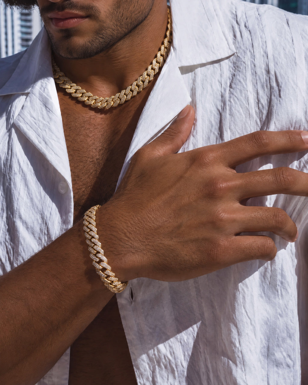 Cuban Link Chain, 14K Gold Plated, All Sizes - view 29