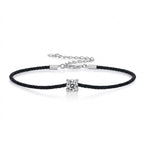 Red String Moissanite Bracelet