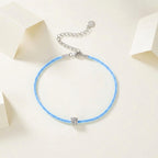 Red String Moissanite Bracelet