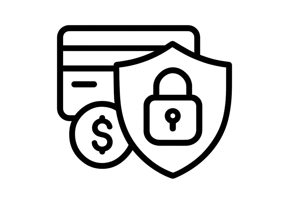 SECURE PAYMENT BLACK ICON